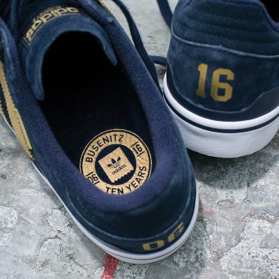 Adidas Color & Materials Design - Working as a Color Designer for Adidas Skateboarding I was able to tell stories through color and materials to create a season of footwear colorways that is both innovative and marketable. One of the larger stories to tell was the Busenitz 10 Year Anniversary collection. I developed the colorways, gold badging and heel and insole graphics. This a small sample of the over one hundred color stories I helped created for the Fall 2016 line.